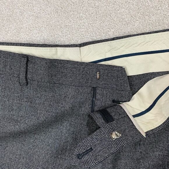 Brooks Brothers E. Thomas 1818 Madison Fit Plaid Wool Suit Mens 50R Pants 44x31 - Picture 14 of 16